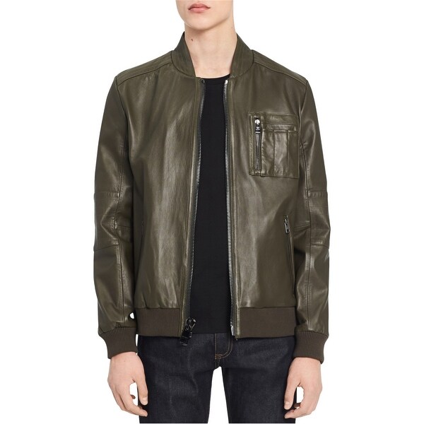 small mens leather jacket