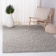 preview thumbnail 3 of 89, SAFAVIEH Venus Shag Kiwako 1.75-inch Thick Rug 2'7" x 5' - Light Grey - Rectangle