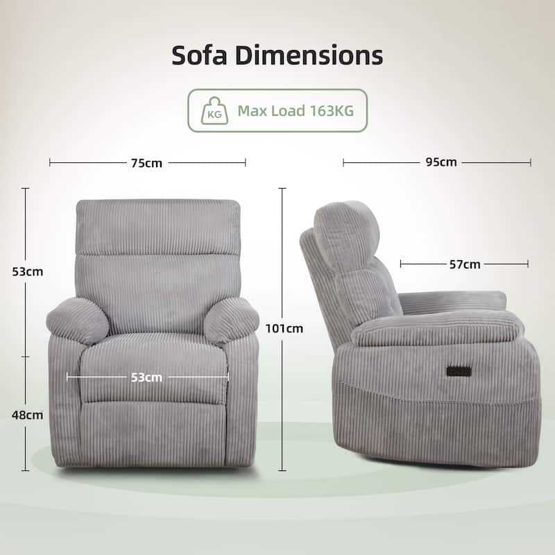 Electric Zero Gravity Recliner Chair