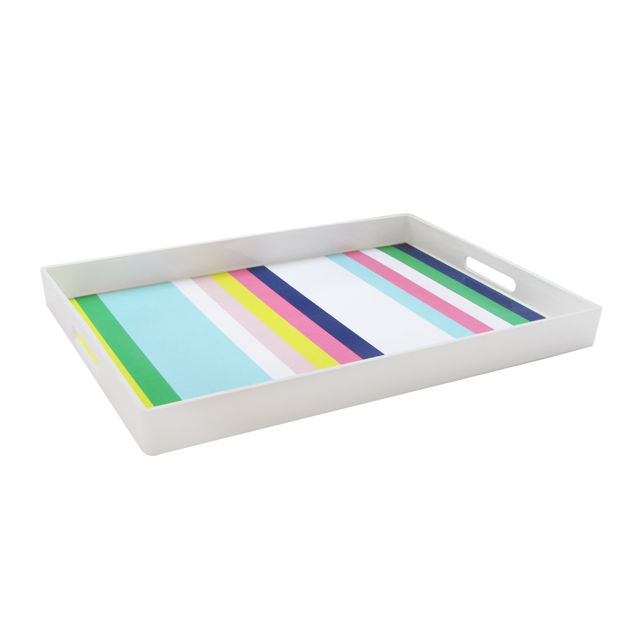 Trina Turk Stripes Rect Tray Overstock 30900531