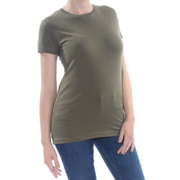 michael kors t shirt womens green