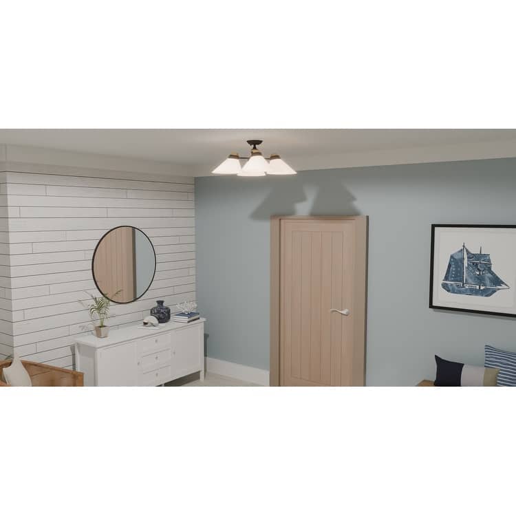 Quoizel Semi-Flush Mount Four Light Semi Flush Mount