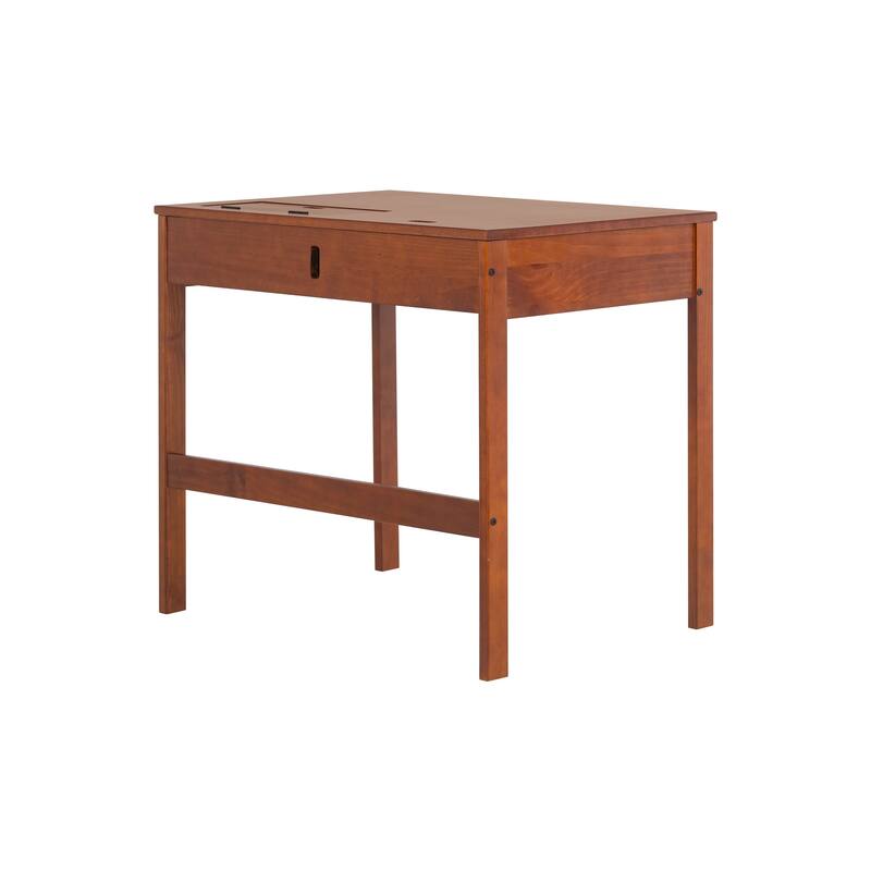 Copper Grove Rivne Modern Sturdy Home Office Wood Desk with Drawers and Compartments