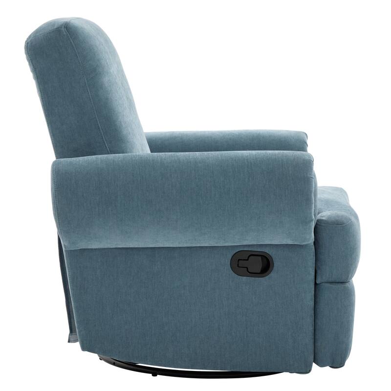 Christopher Knight Home - Thorne Chenille Swivel Recliner Rocker Chair with Adjustable Backrest