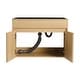 preview thumbnail 9 of 8, ﻿ ﻿Malwee 28" Floating Bathroom Vanity, Wall Mounted Bathroom Vanity with Stainless Steel Sink and Flexible Drain Pipe