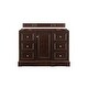 preview thumbnail 6 of 30, James Martin Vanities De Soto 48" Single Vanity, Burnished Mahogany Burnished Mahogany Cabinet Base Only - No Top