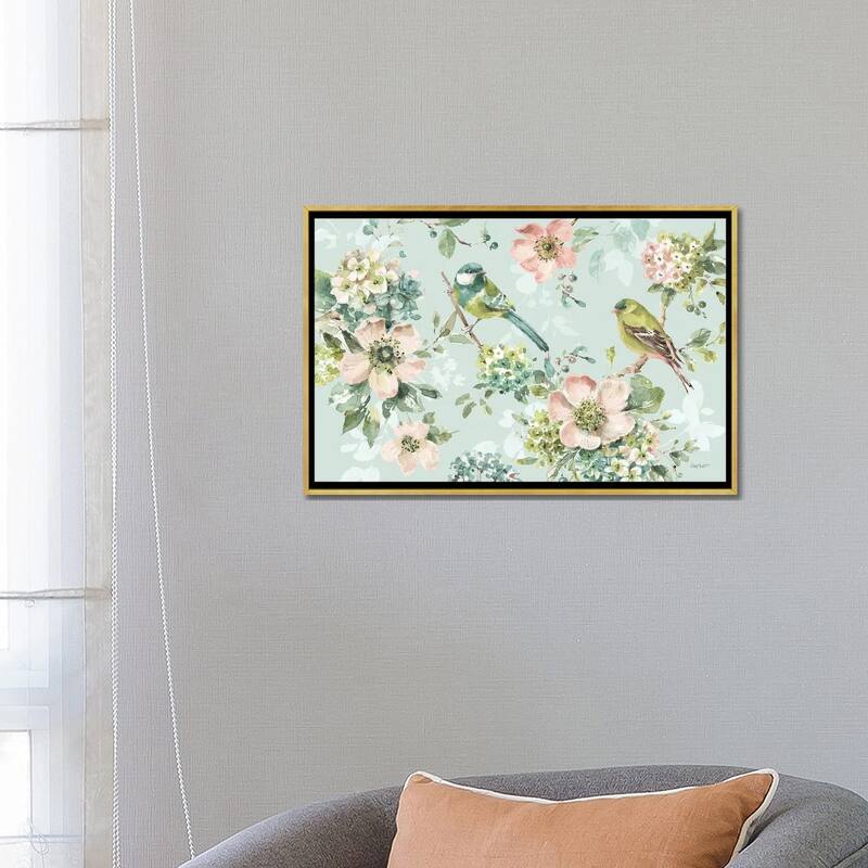 iCanvas "Mint Crush I On Mint" by Lisa Audit Framed