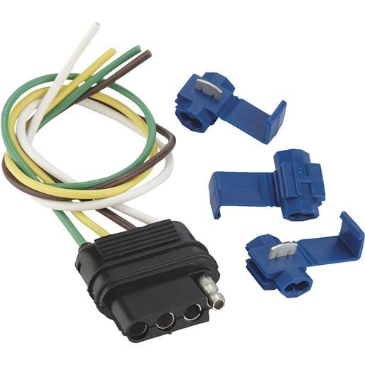 Hopkins 48005 12 4 Wire Flat Vehicle Connector Hopkins Manufacturing