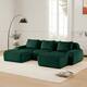 Option Green 3 Seat - 2 Ottoman