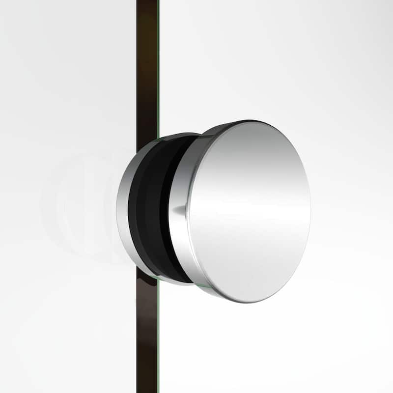 Elegant 60" W x 72" H Double Sliding Shower Doors Black or Brushed Nickel or Chrome finish - 60'' x 72''