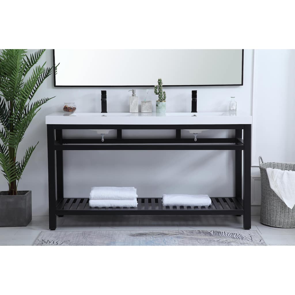 Orion 60 Inch Double Bathroom Vanity