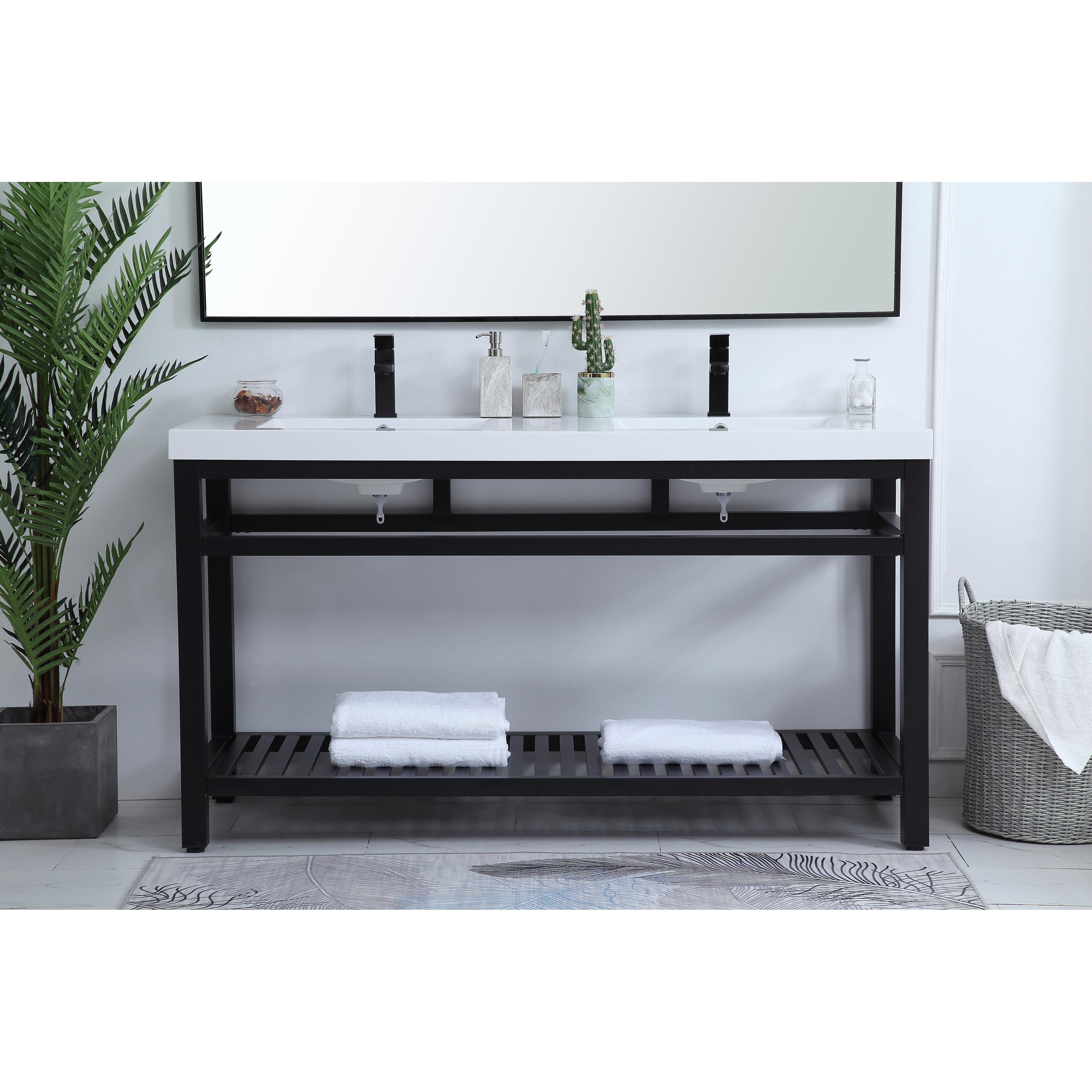 Orion 60 Inch Double Bathroom Vanity