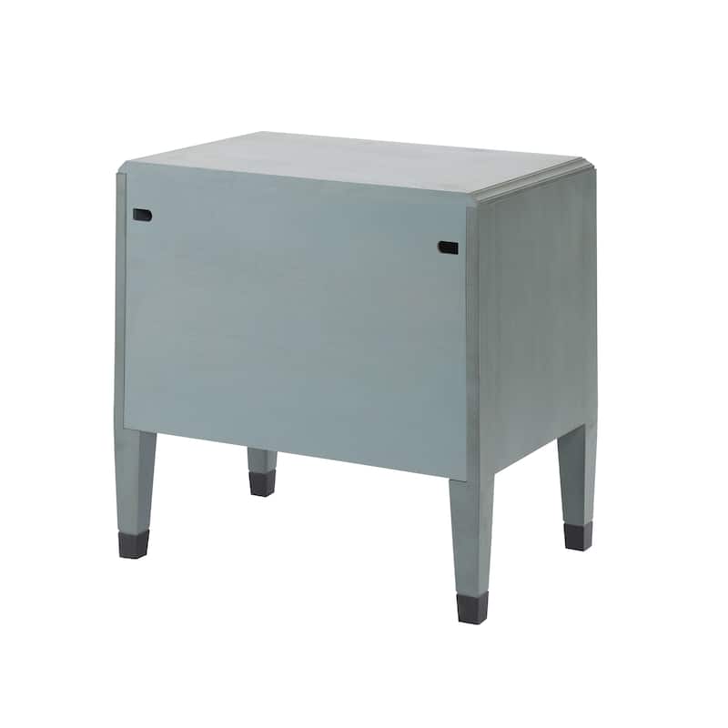 Christopher Knight Home - Classic Modern Classic 2-Drawer Nightstand with Smooth Glide Drawers