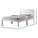 preview thumbnail 7 of 5, White Acme Furniture Donato Twin Bed