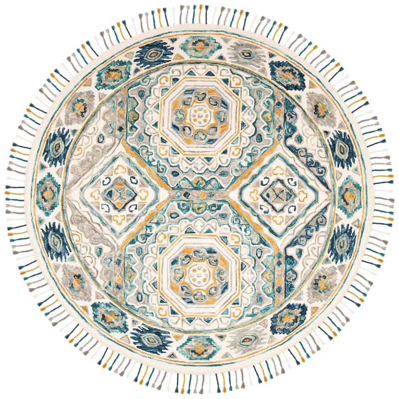 SAFAVIEH Handmade Aspen Elgard & Eclectic Tribal Wool Rug
