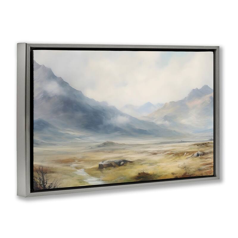 Stupell Faded Mountain Secrets Framed Floater Canvas Wall Art Design By Franklyn Gregory