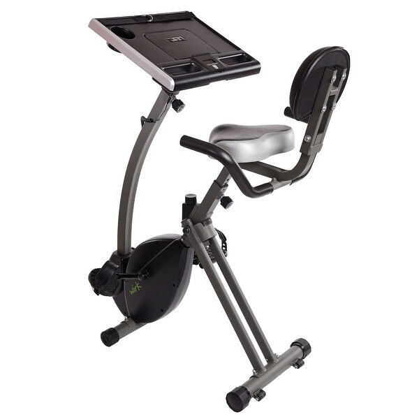 Stamina Products 85-2221 Wirk Ride Exercise Bike Workstation and Standing Desk - 42.25