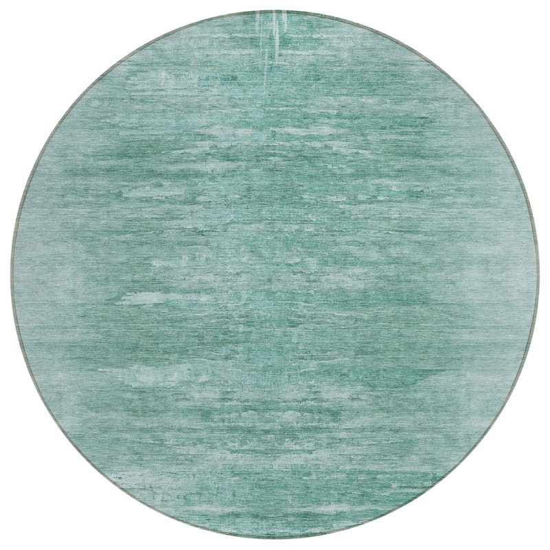 Machine Washable Indoor/ Outdoor Chantille Solid Ombre Rug