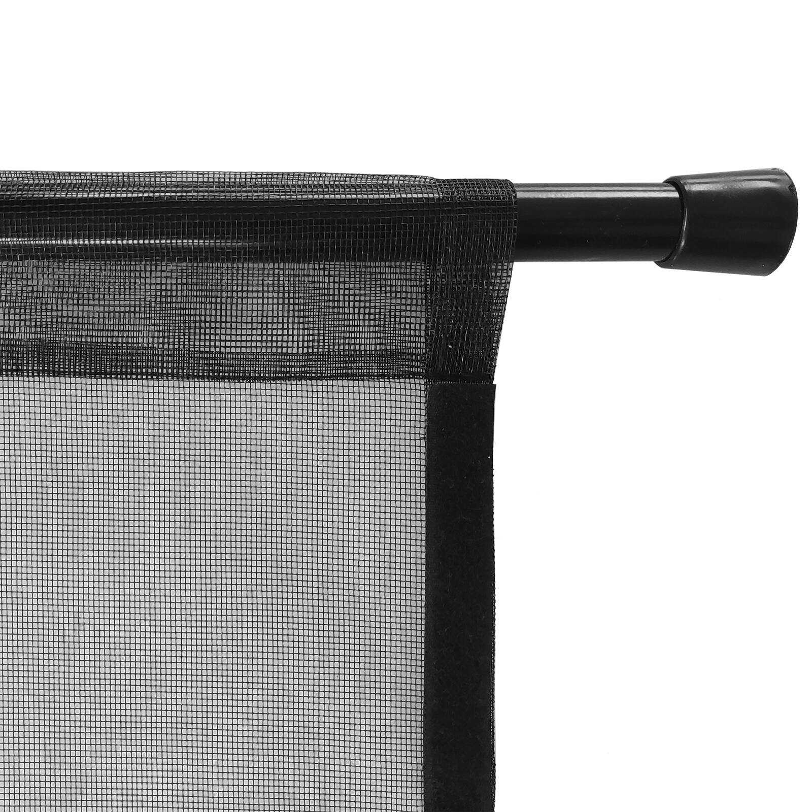 Shatex 48 in. x 25 ft. Window Screen Mesh, DIY Fiberglass Screen Replacement Black Mesh Fabric