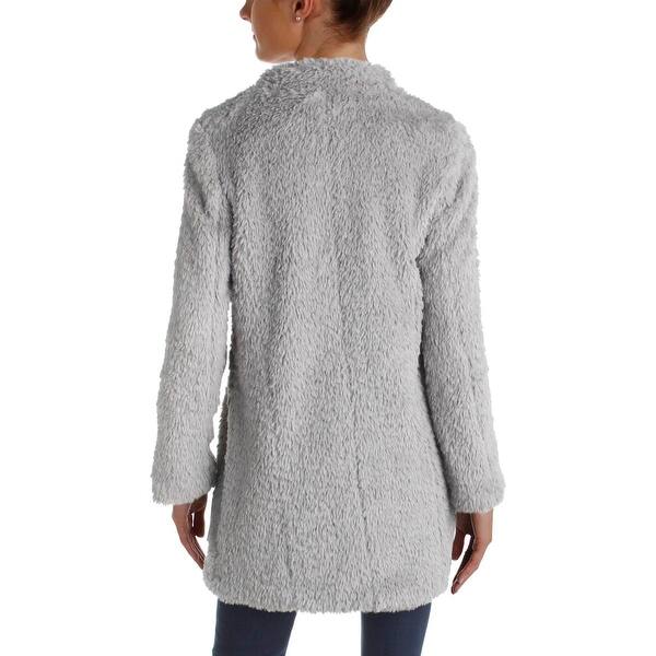 Shop Kenneth Cole New York Womens Faux Fur Coat Winter Jacket