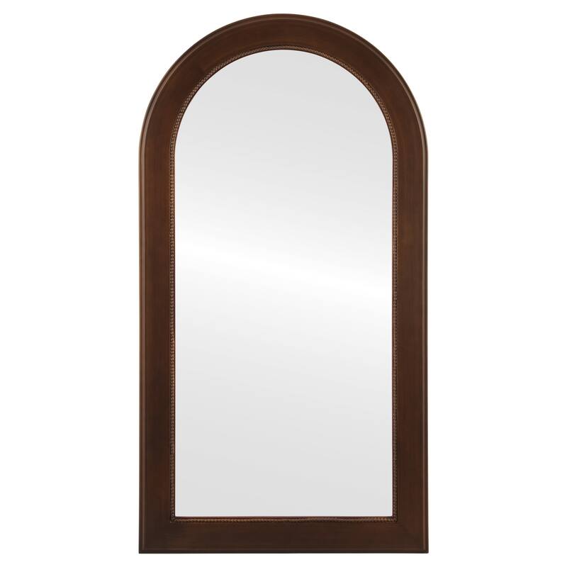 Yates Framed Full Length Mirror - Crescent Cathedral - 27.4x51.4 - Bronze/Gold