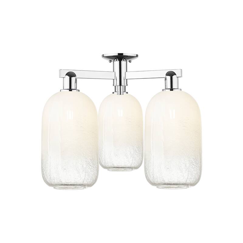 Innovations Lighting Downtown Urban - Brookhaven Cloche - 3 Light 25" Semi-Flush Mount