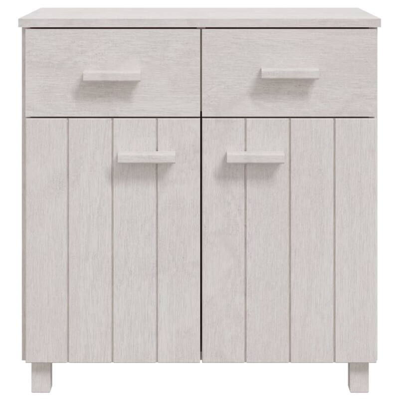vidaXL Sideboard Buffet Console Cabinet with Storage HAMAR Solid Wood Pine - 31.1"x15.7"x31.5"