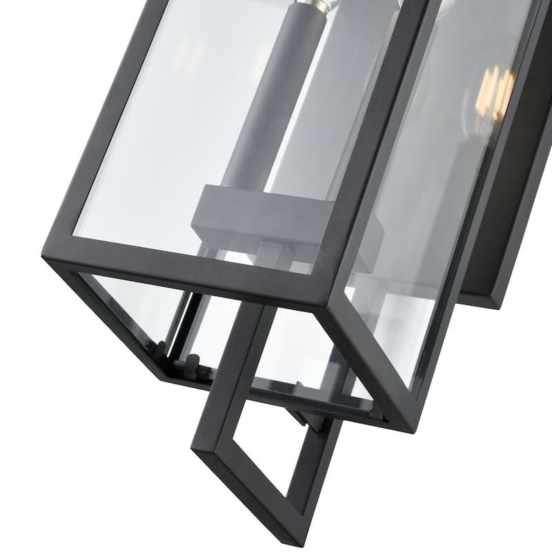 Millennium Lighting Lamont 1 Light Outdoor Wall Sconce in Textured Black