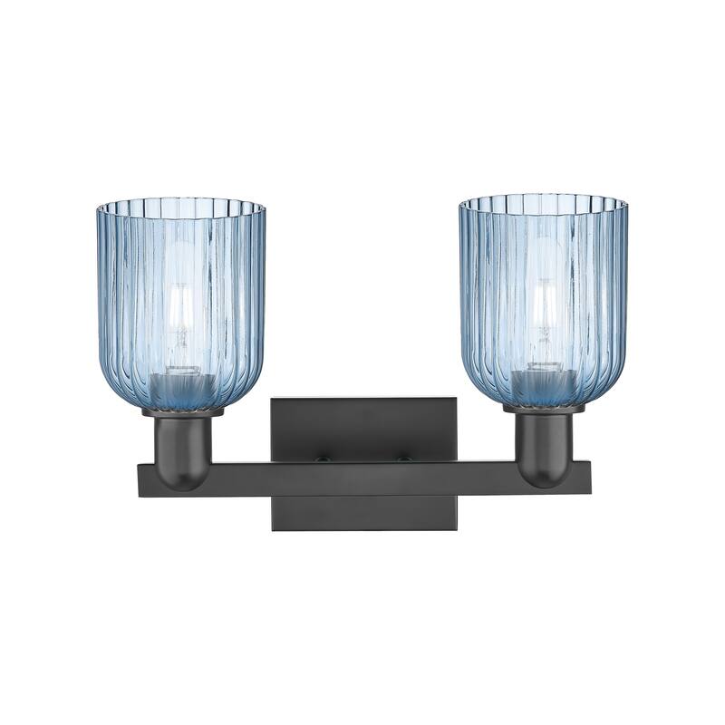 Innovations Lighting Downtown Urban - Bridal Veil - 2 Light 16" Bath Vanity Ligh