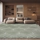 preview thumbnail 9 of 154, SAFAVIEH Adirondack Benilda Modern Geometric Rug 10' x 14' - Sage/Ivory