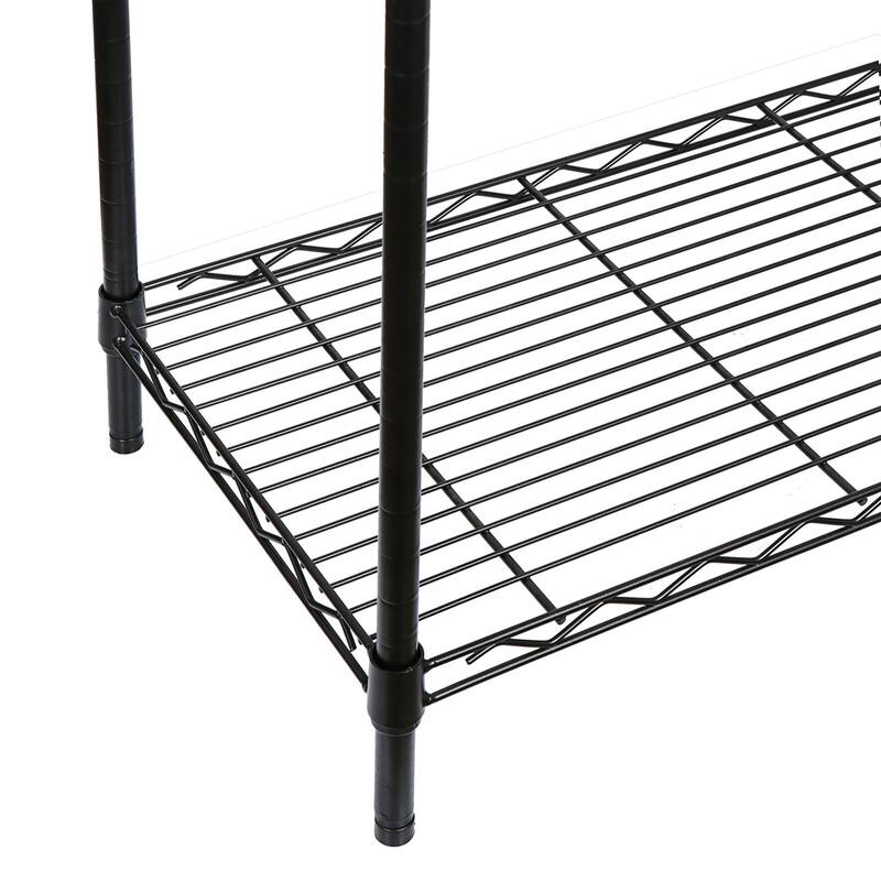 4 Shelf Heavy Duty Adjustable Steel Wire Rack On Sale Bed Bath