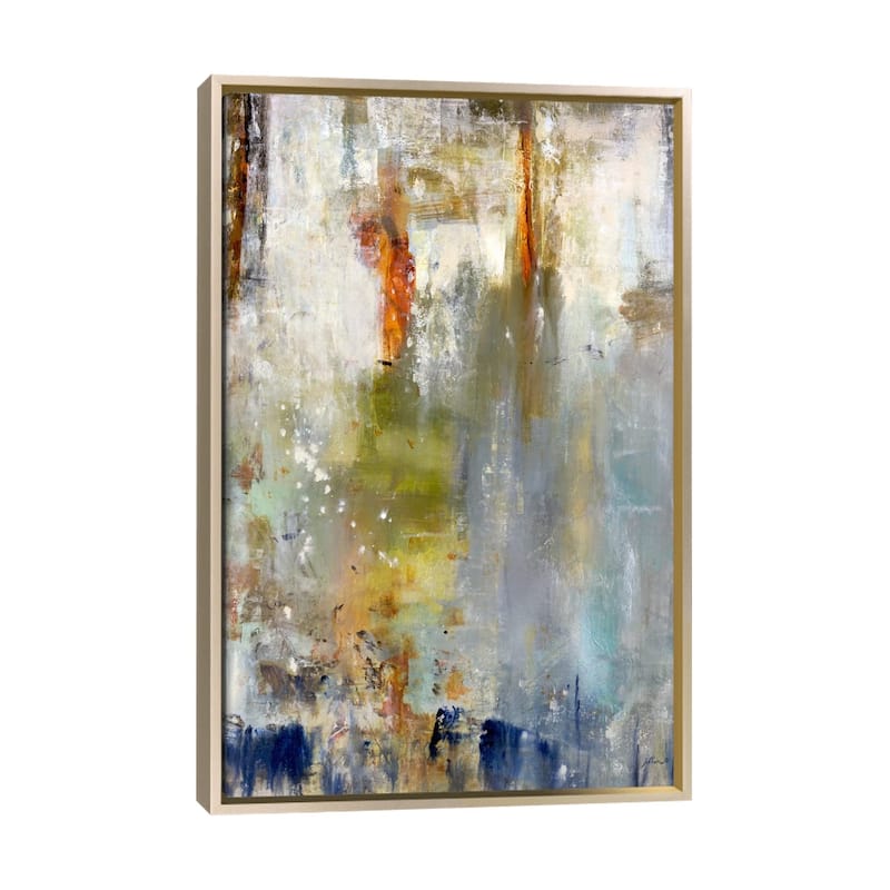 Large Wall Art, Framed Art, Abstract, by Julian Spencer - Champagne