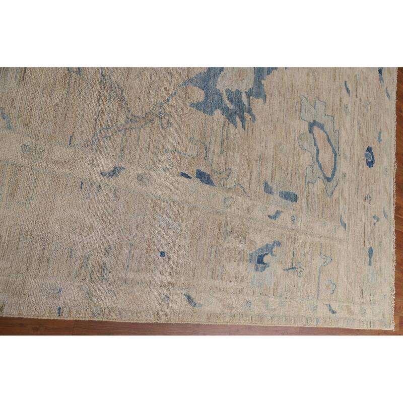 Oushak Oriental Area Rug Hand-knotted Wool Carpet - 10'0"x 13'5"