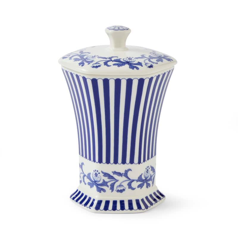 Spode Blue Italian Vase - 5.2" - Steccato