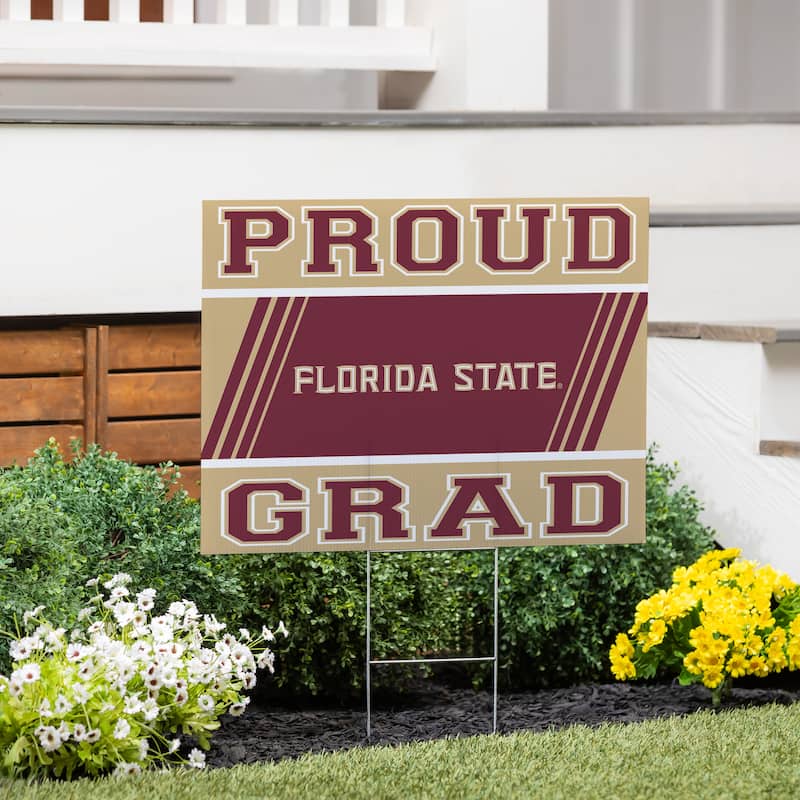 Florida State University 24" x 18" Graduation Coroplast Outdoor Yard Sign