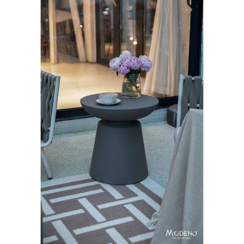 Elementi Home Kylix Concrete Side Table - 20 X 20 X 20