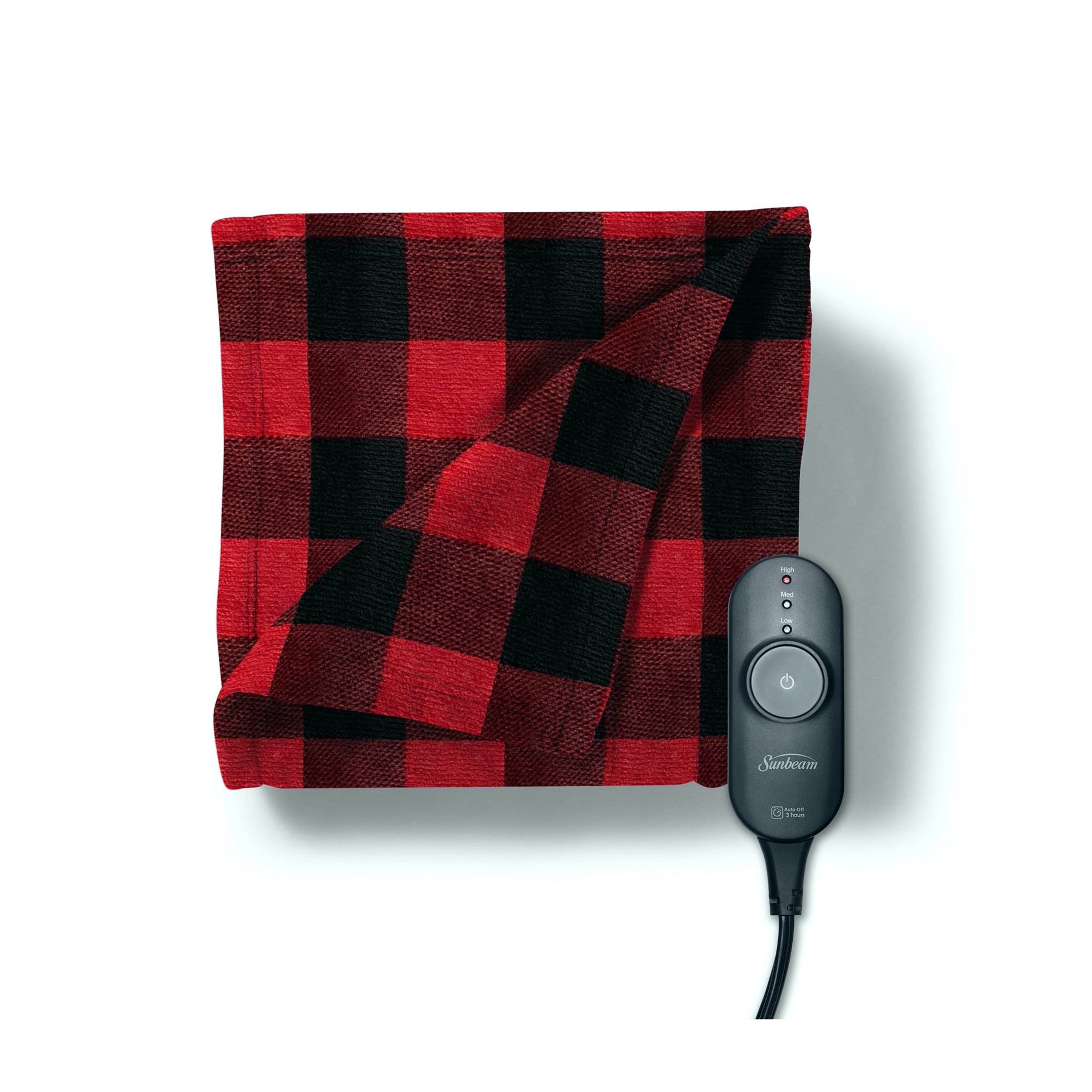 sunbeam electric heated fleece blanket