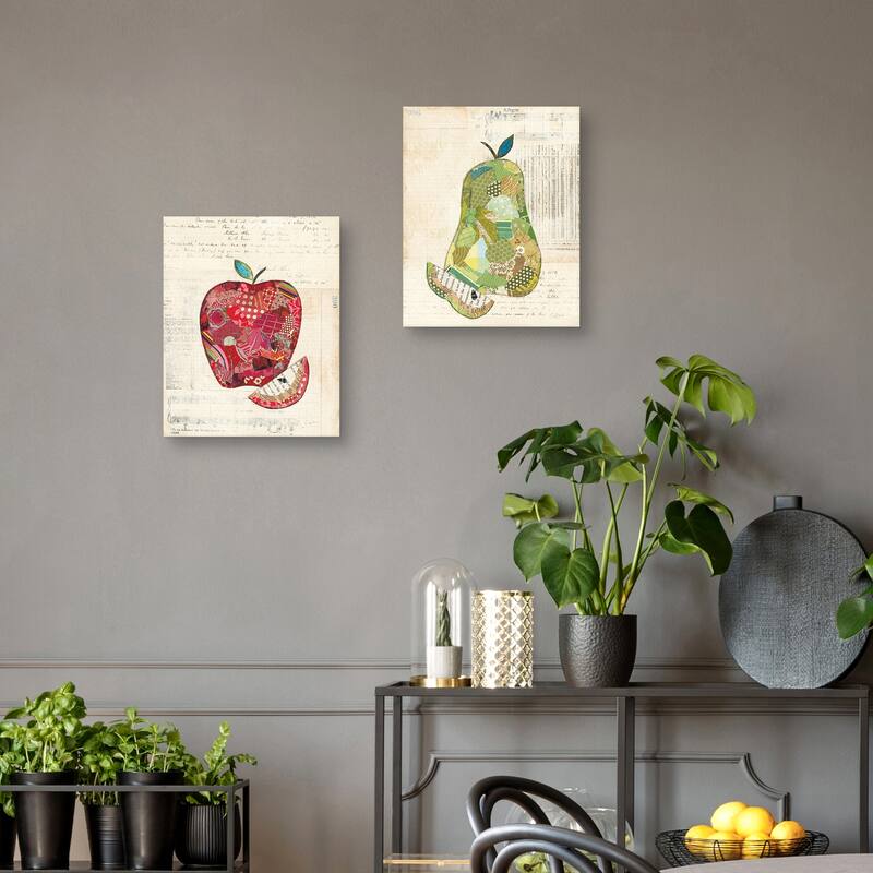 Apple, Pear by Courtney Prahl Canvas Art Prints