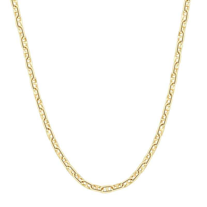 Yellow Gold Marine Women's 24" Chain Necklace 22 Grams 5.5mm Thick