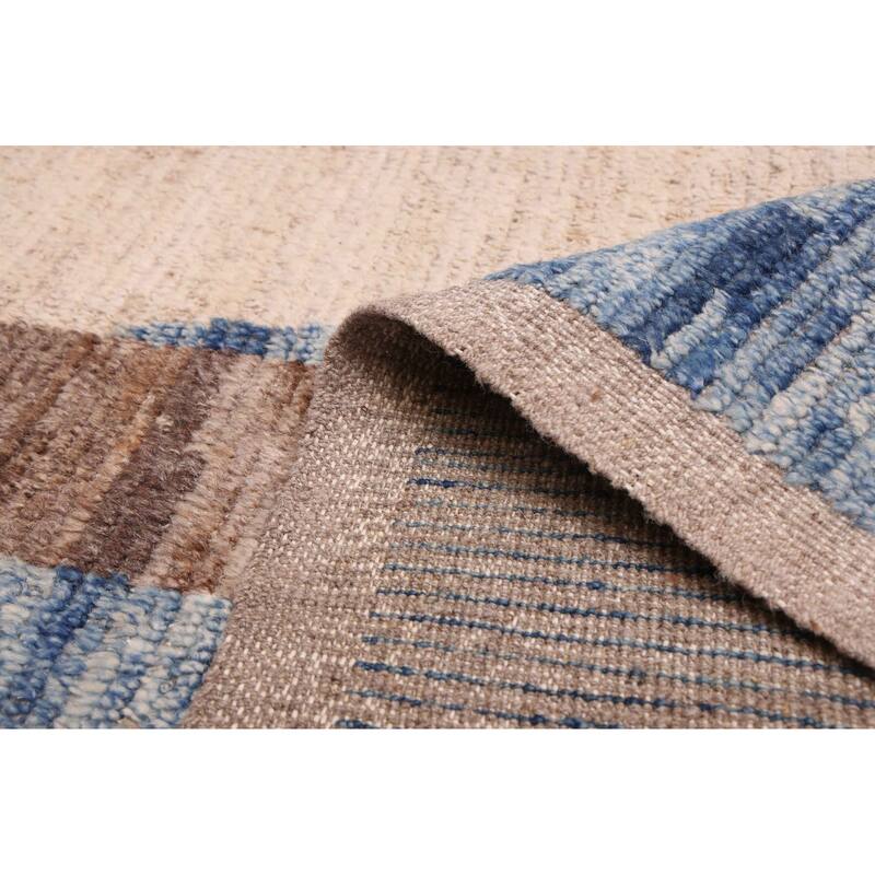 ECARPETGALLERY Hand-knotted Pak Finest Marrakesh Beige Wool Rug - 8'1 x 10'2