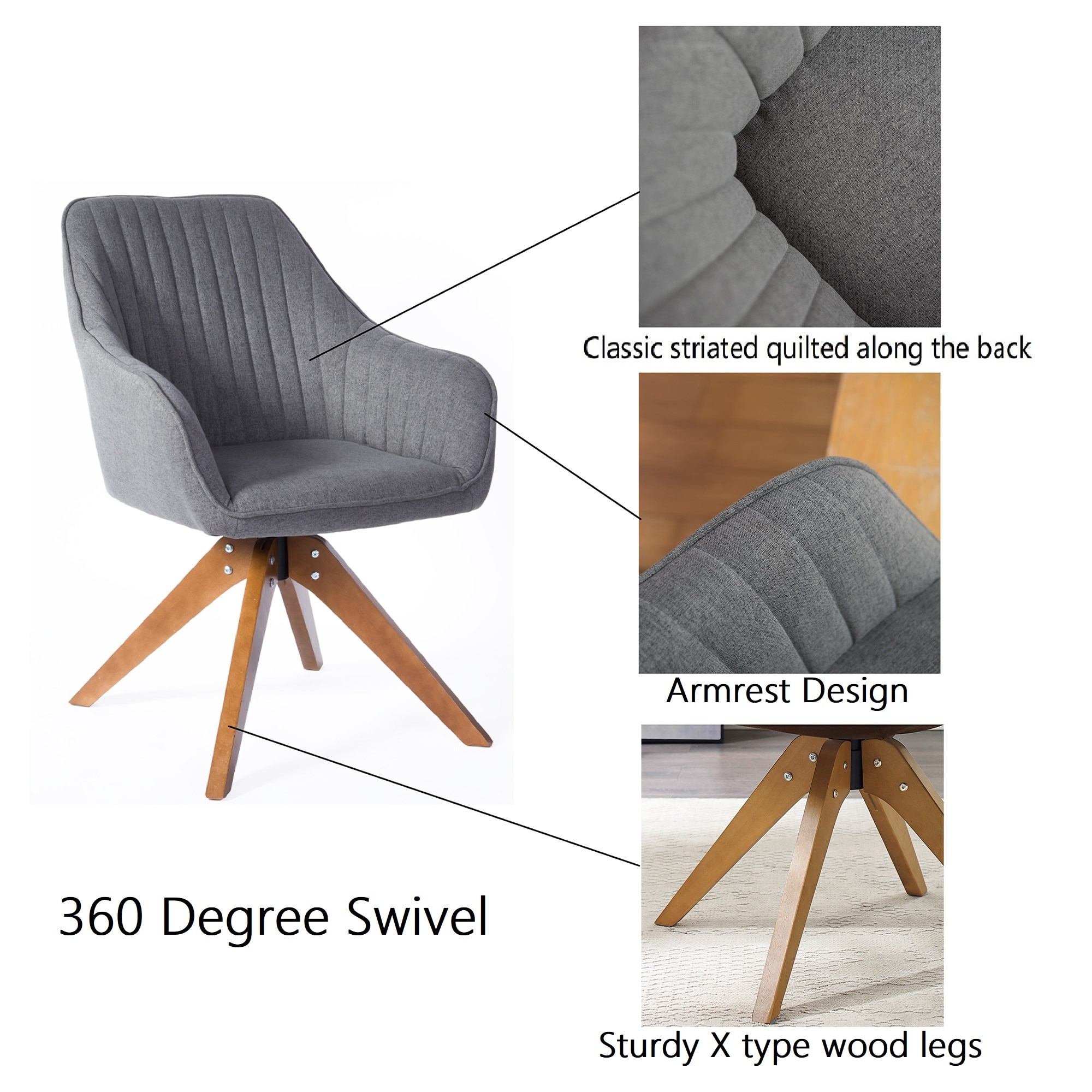 Ivory and blue blossom trystan upholstered office chair sales