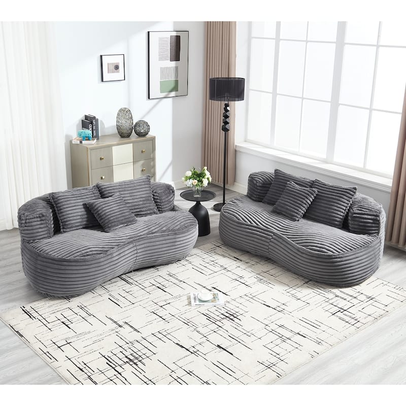Comfort Lounger High Back Bean Bag Chair