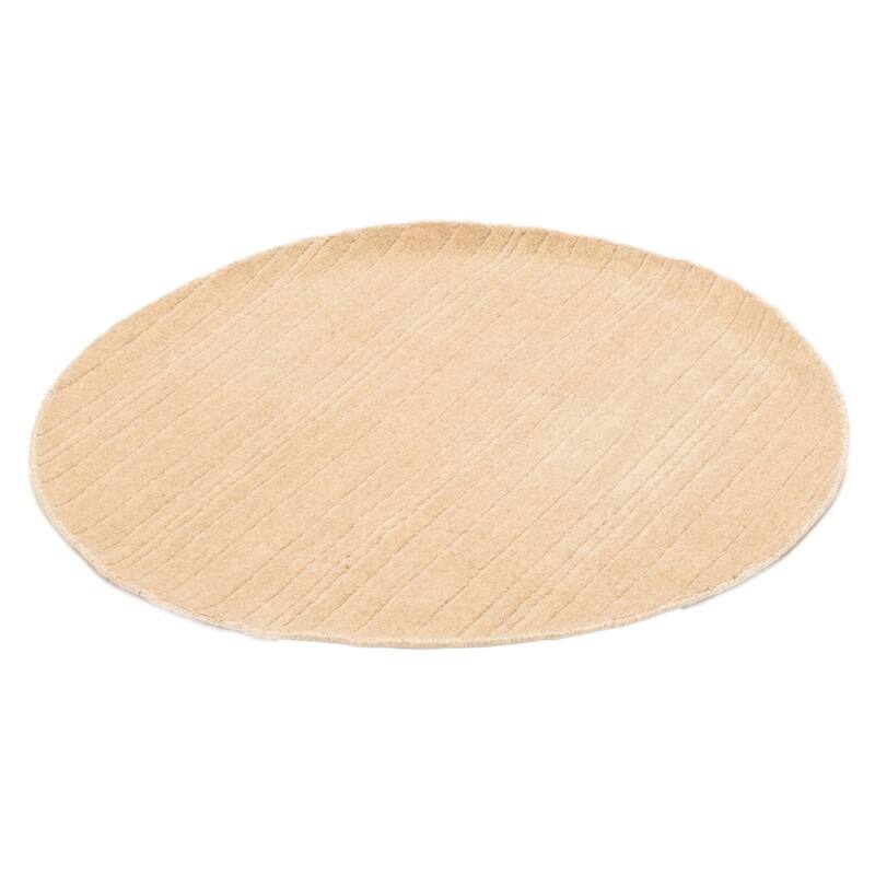 Kashkuli Gabbeh Beige Rug 3'11" x 3'11" - 3'11 x 3'11