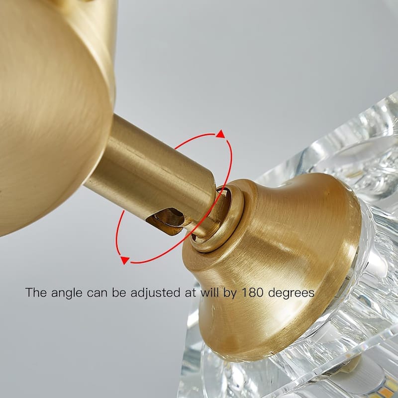 3 lights ceiling light gold chandeliers light crystal kitchen light