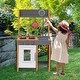 preview thumbnail 14 of 13, Wooden Mud Kitchen for Kids, Outdoor Play Kitchen Playset