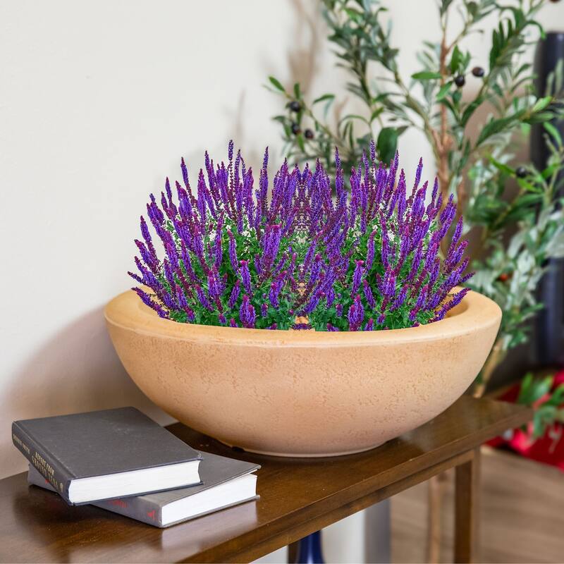 Sunnydaze Percival Outdoor Double-Walled Flower Pot Planter - 20.75"