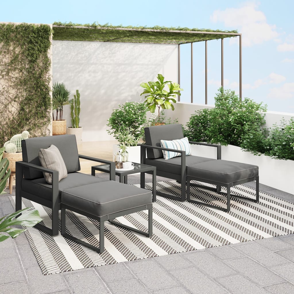 Royalcraft 5-Piece Aluminum Patio Conversation Set