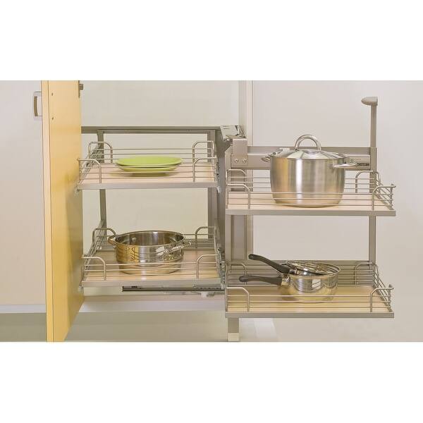 Shop Hafele 548 10 40 Magic Corner Ii Base Corner Unit System Frame For Right Hand Sw Overstock 22917823