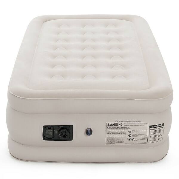Shop Air Mattress Elevated Raised Bed Inflatable Built In Pump