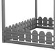 preview thumbnail 19 of 60, Kids Wood House Bed Frame w/ Roof & Fence,Slats are not Included
